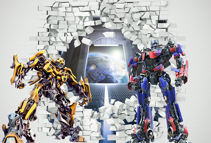Ceo dezen Foto Tapete 3D Transformers
